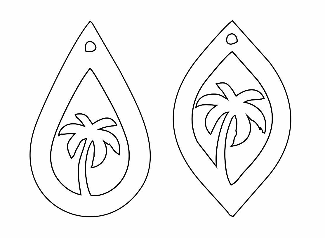 aretes con palmeras 2