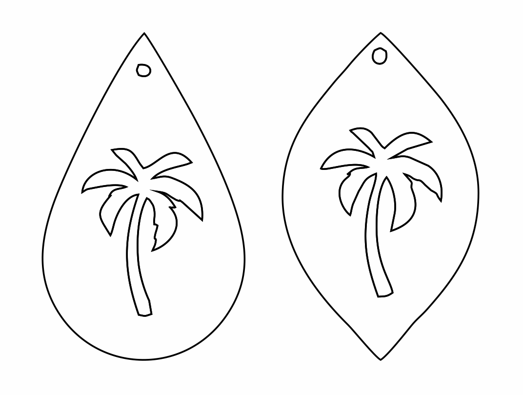 aretes con palmeras 3