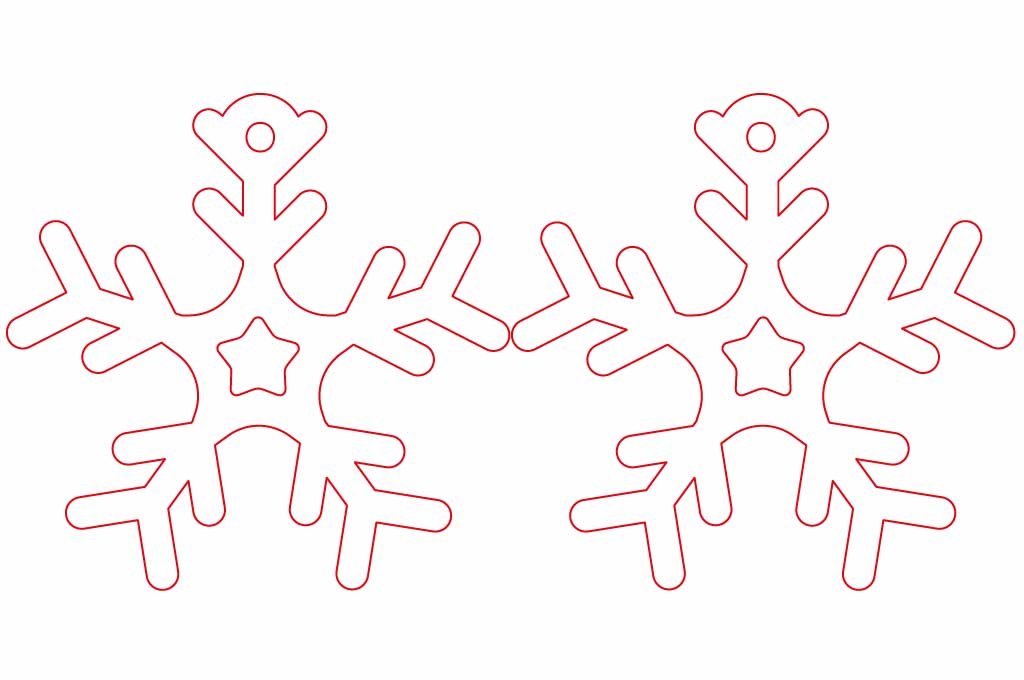 aretes copo de nieve