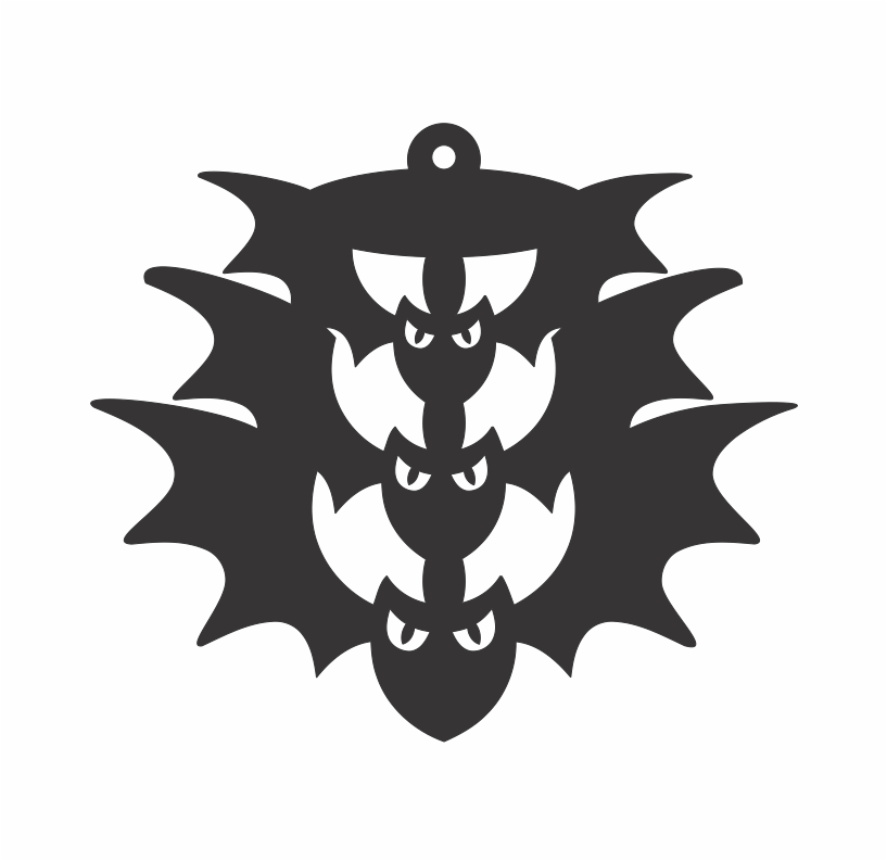 aretes de murciélagos