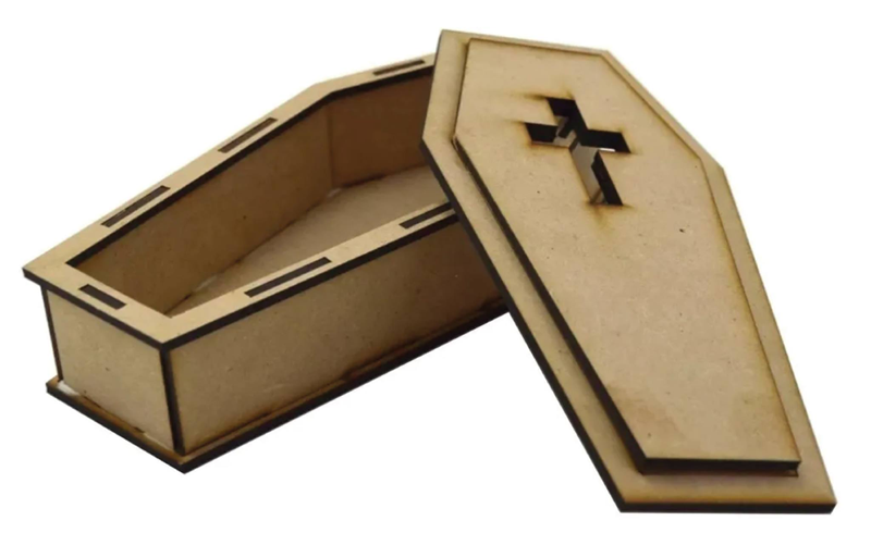 ataúd tridimensional