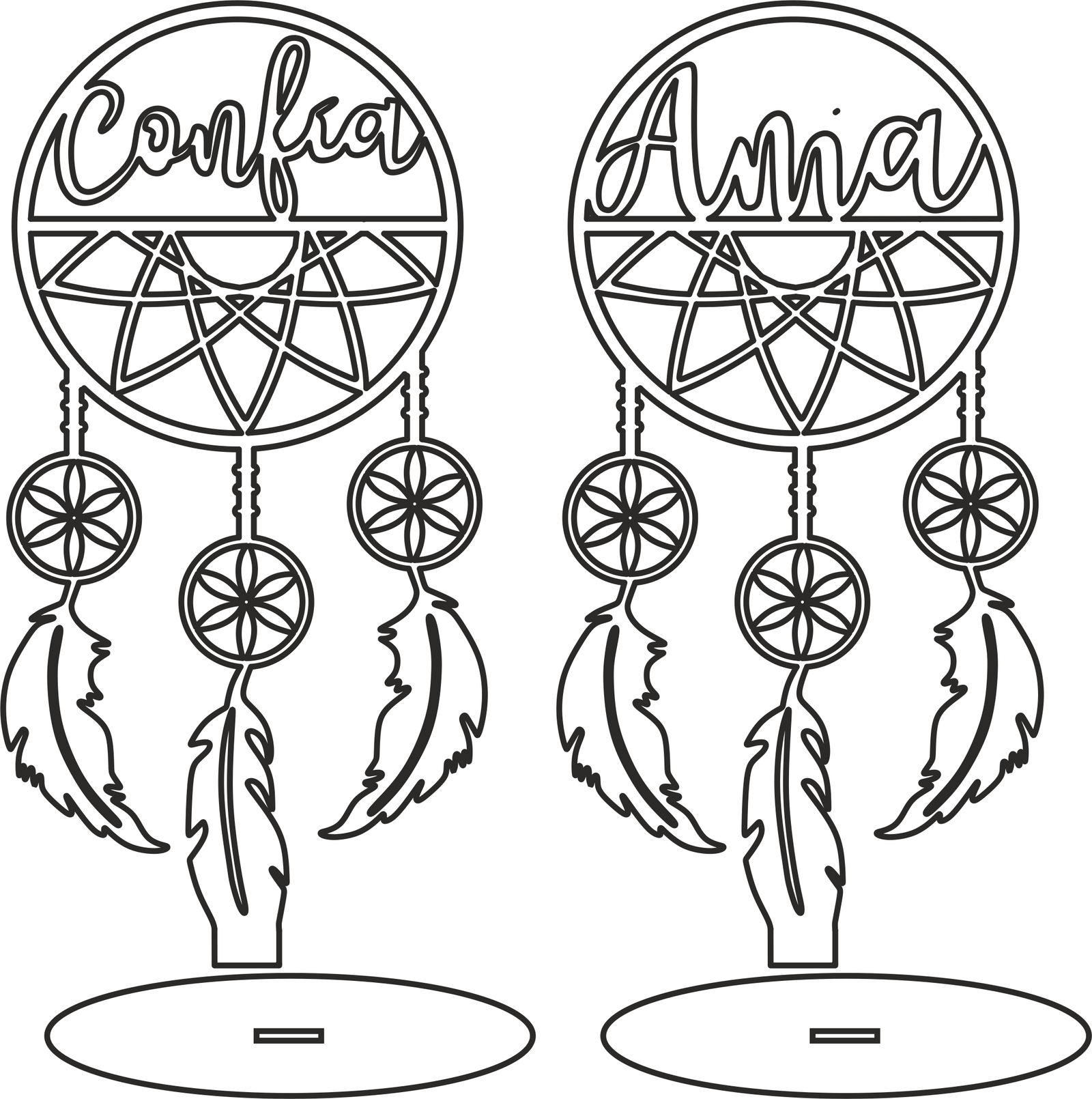 atrapasueños confía ama