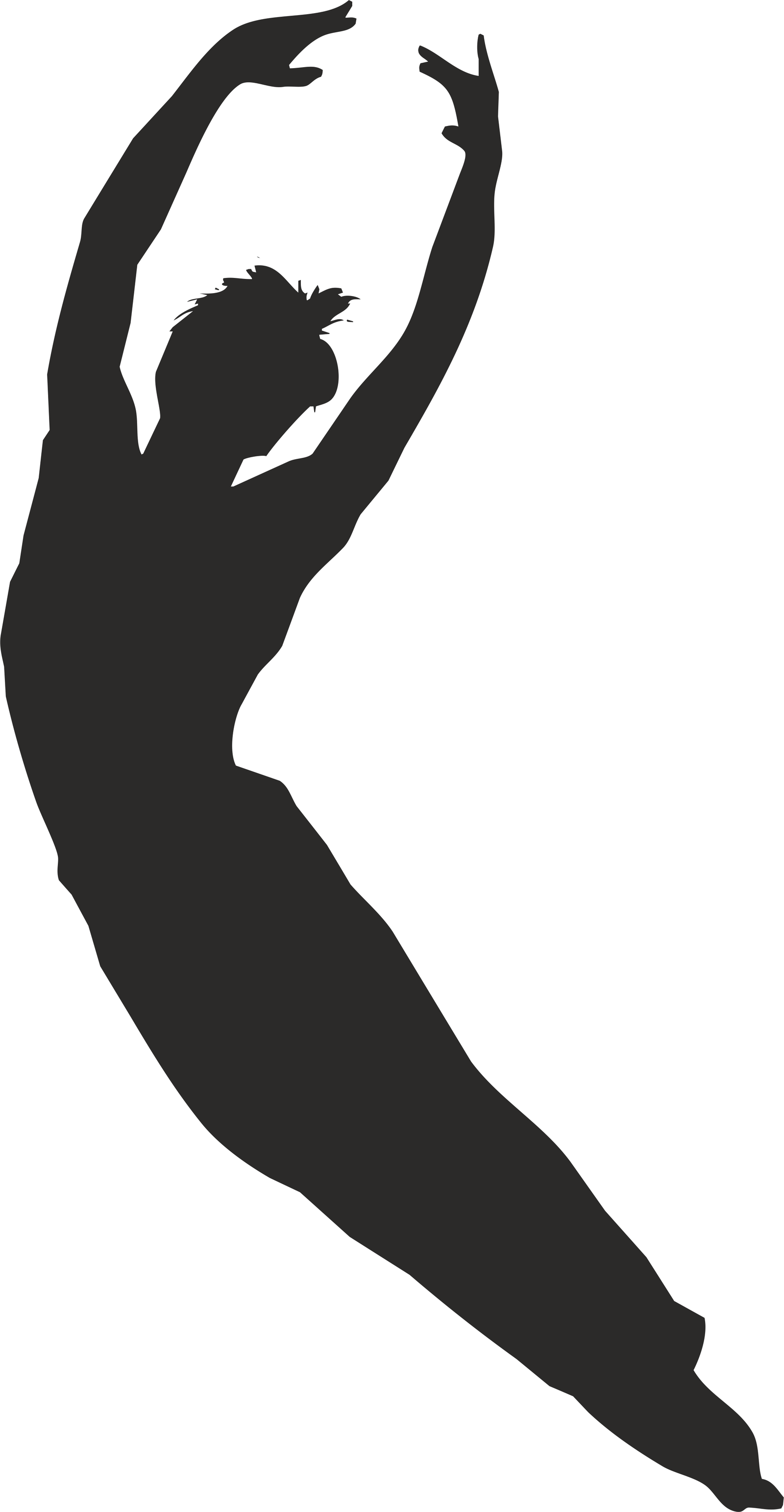 bailarín en quinta posición