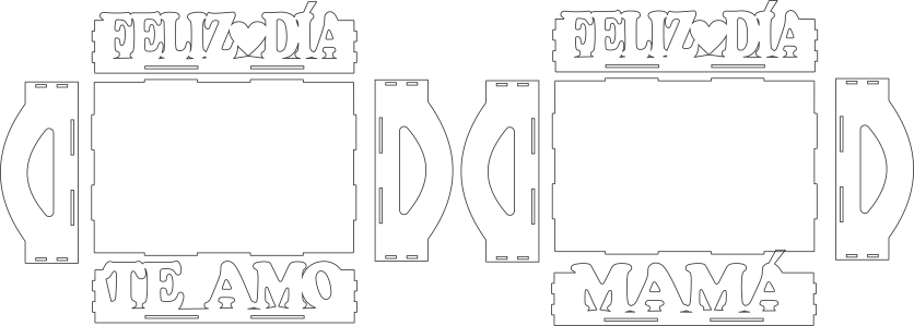 bandeja para el día de la madre