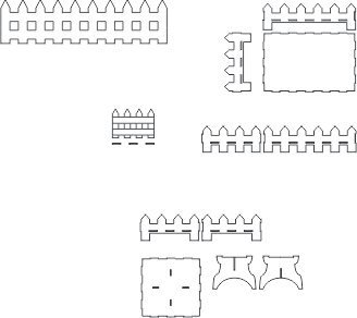 bandeja rectangular jardín