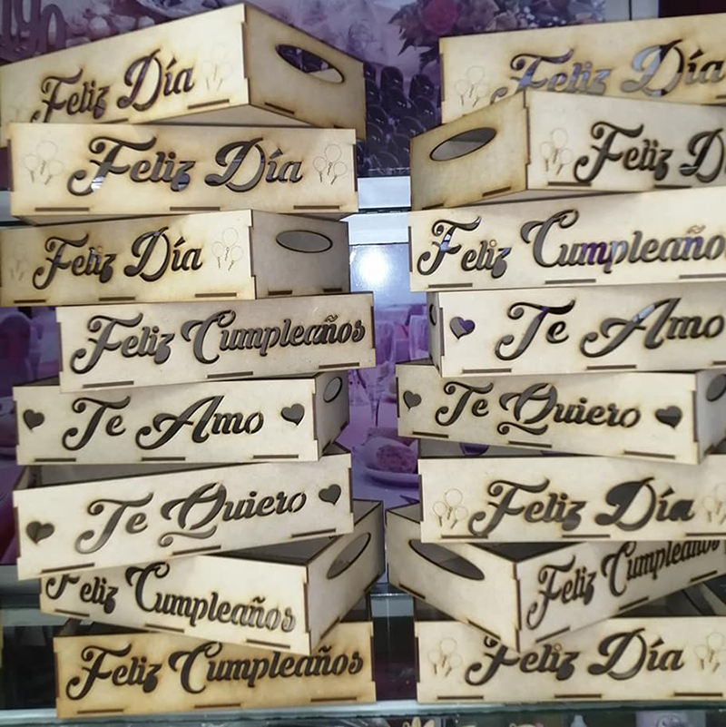 bandejas para desayuno con frases