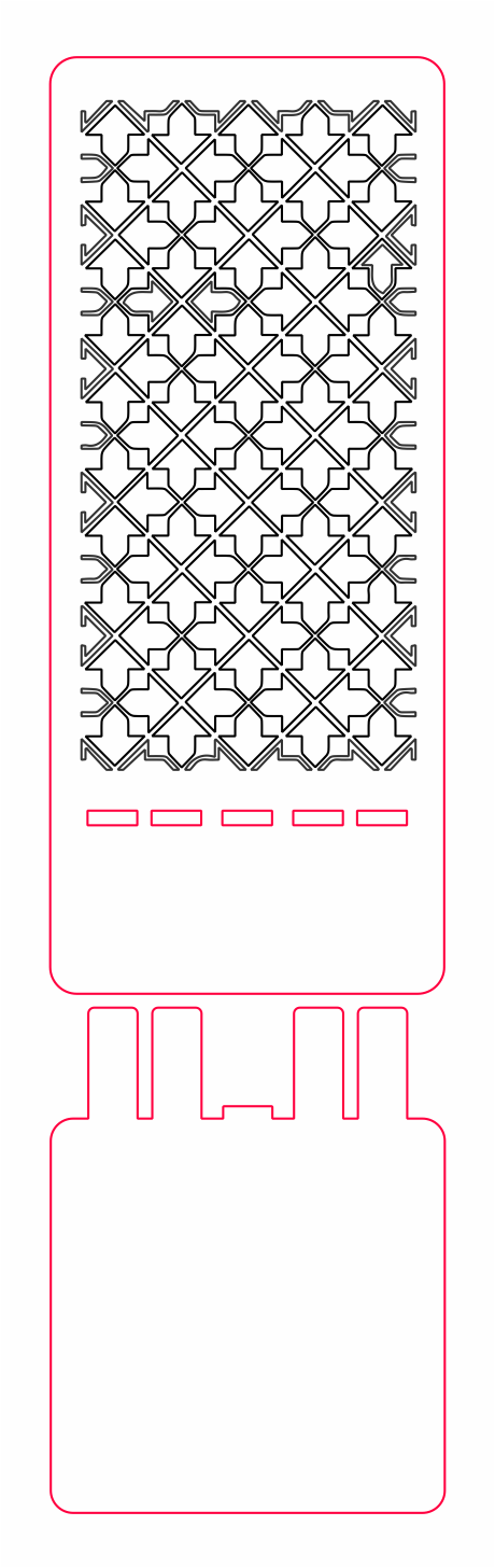 base para celular entramado