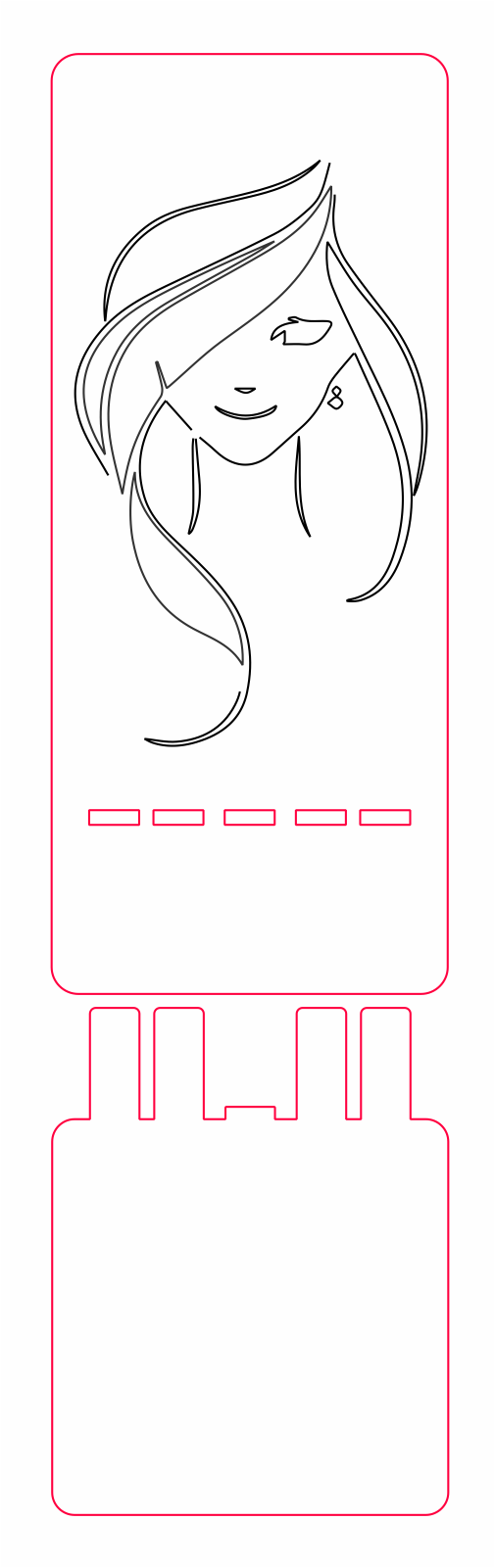 base para celular mujer