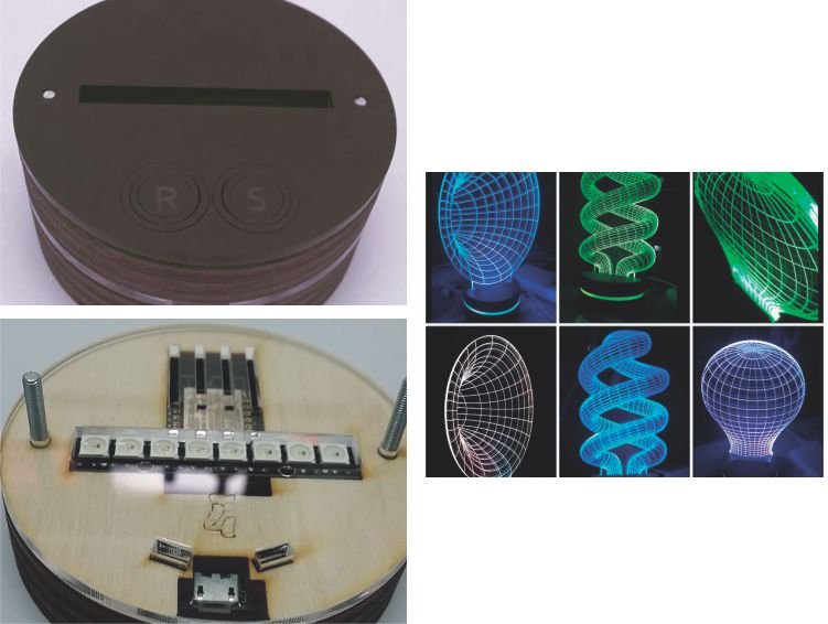 base redonda para lámpara led