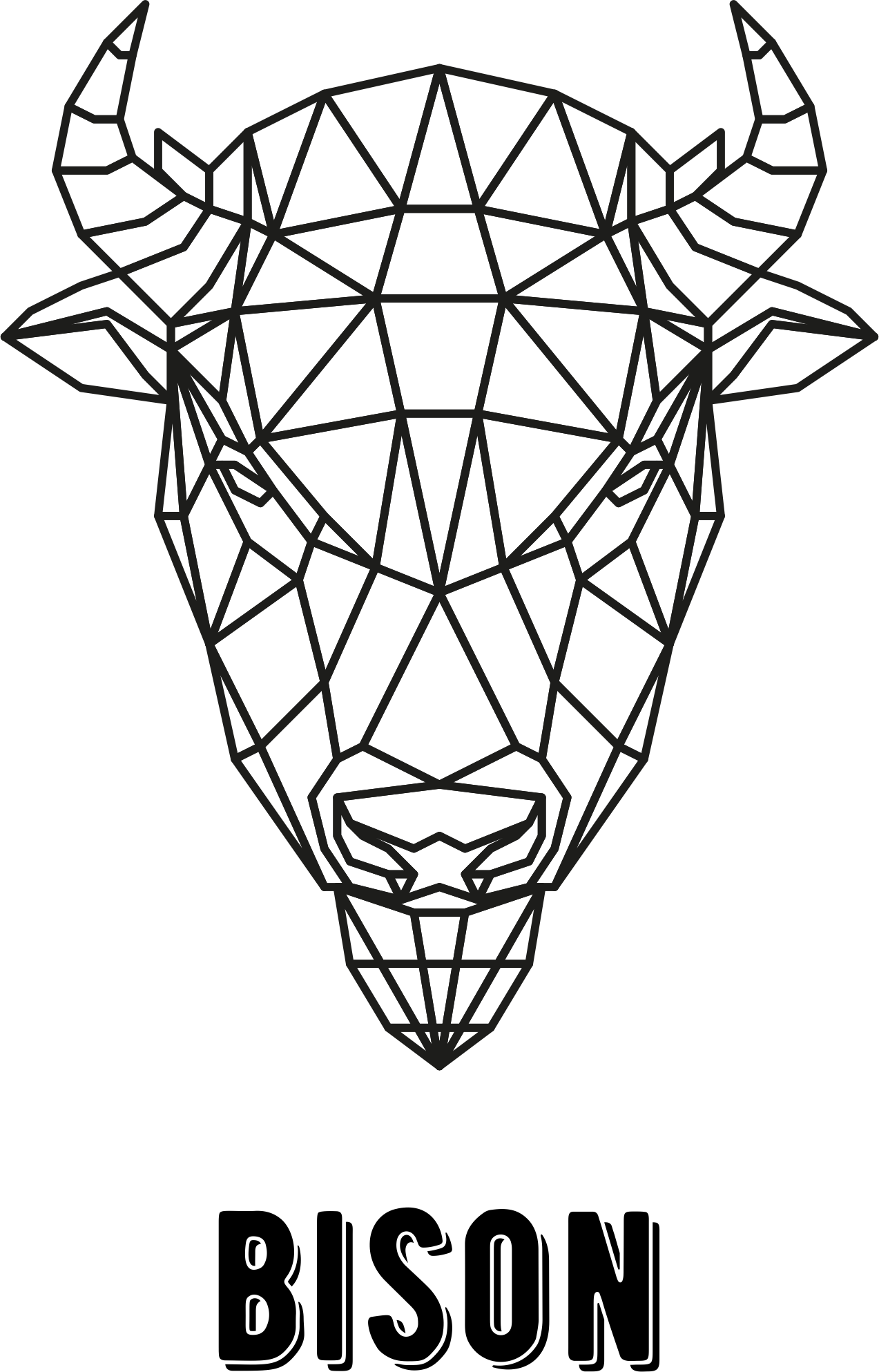 bisonte geométrico
