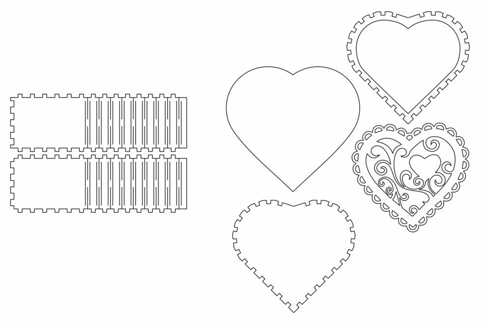 caja chica de corazón