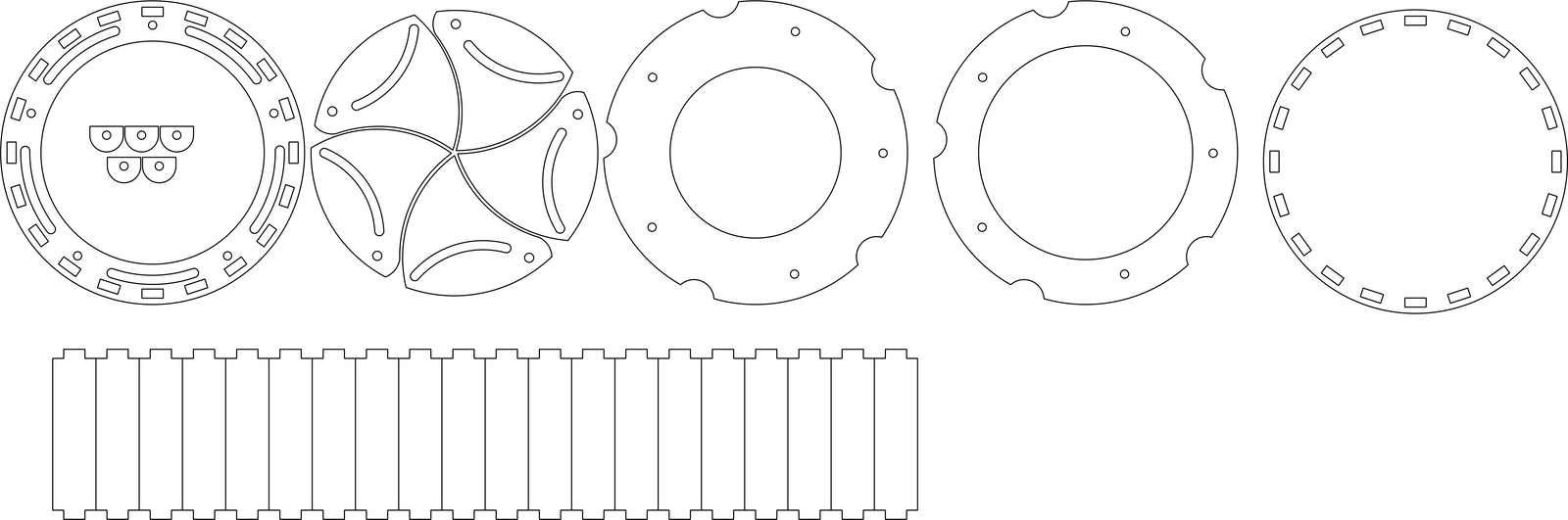 caja cilíndrica chica