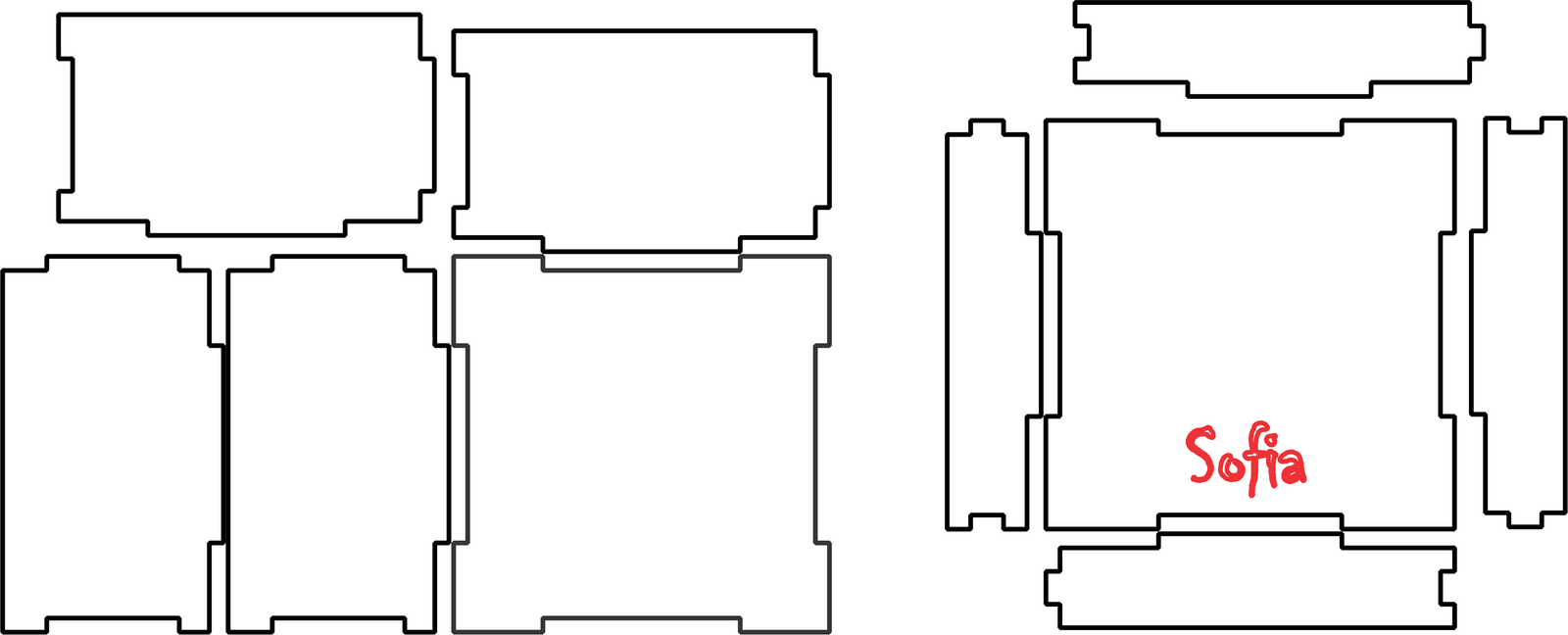 caja cuadrada personalizada