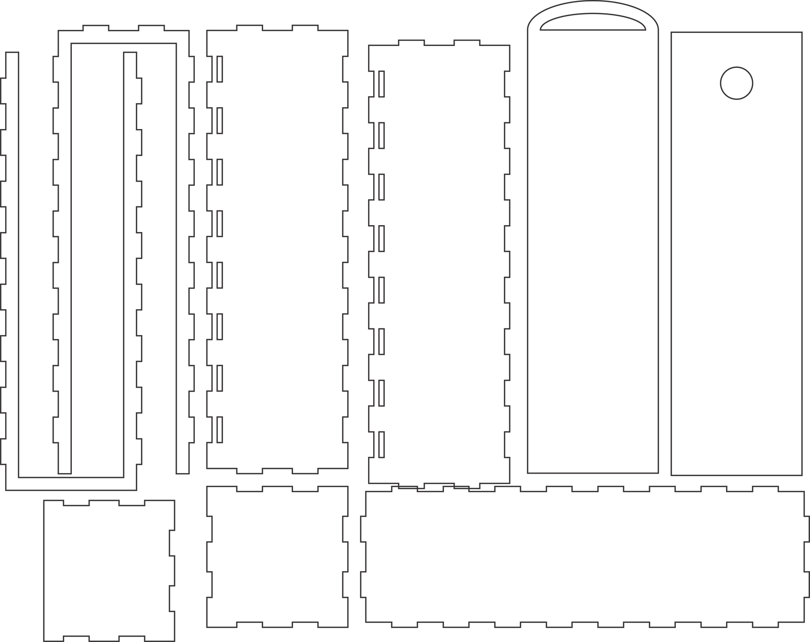 caja de vino con tapa deslizable