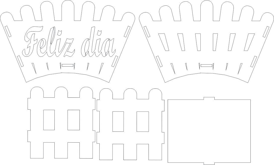 caja jardinera feliz día