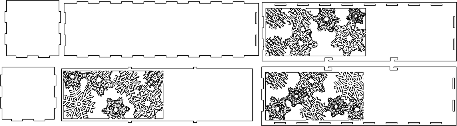 caja navideña para vino