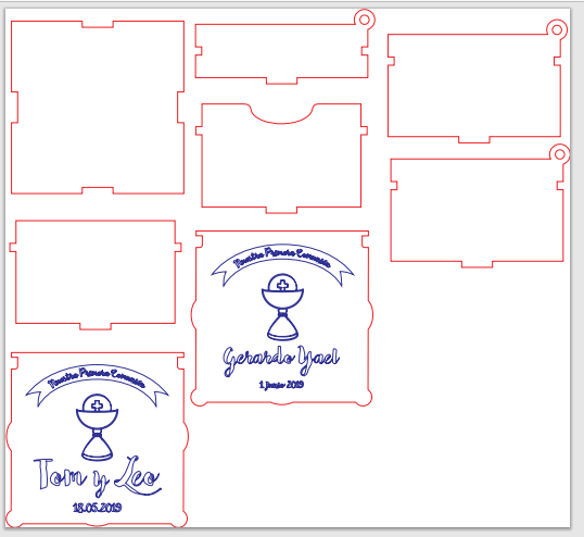 caja nuestra primera comunión