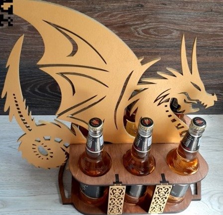 caja para cerveza dragón