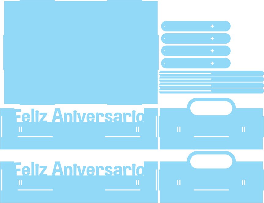 caja para desayuno aniversario