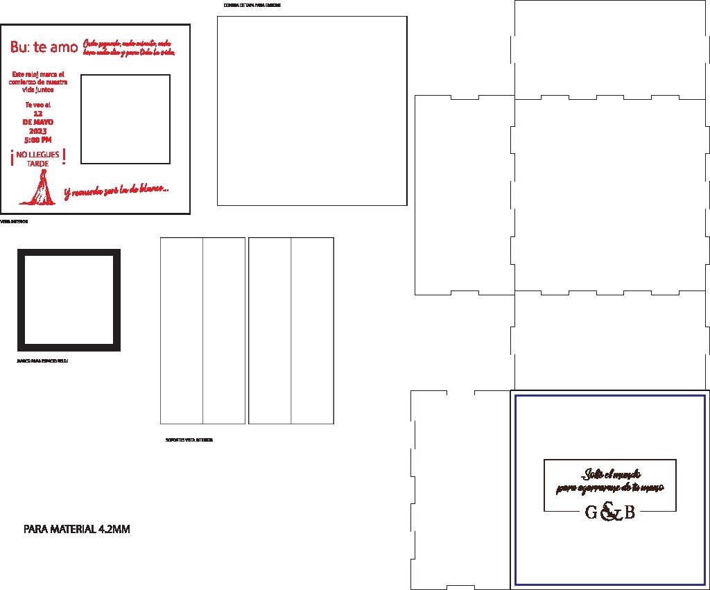 caja para reloj boda