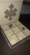 caja para té con divisiones