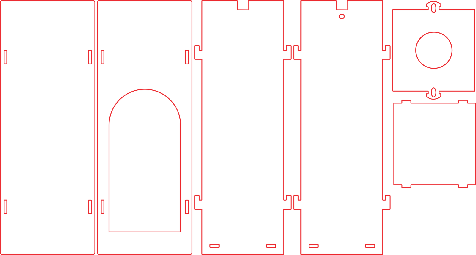 caja para vino con ventana
