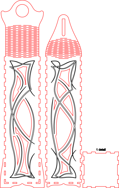 caja para vinos curvas