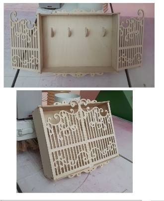 caja portallaves con reja