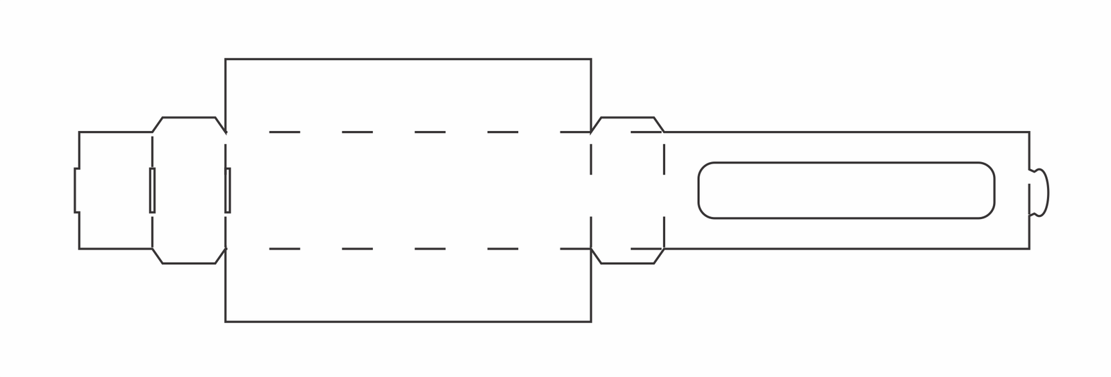 caja rectangular para fresas