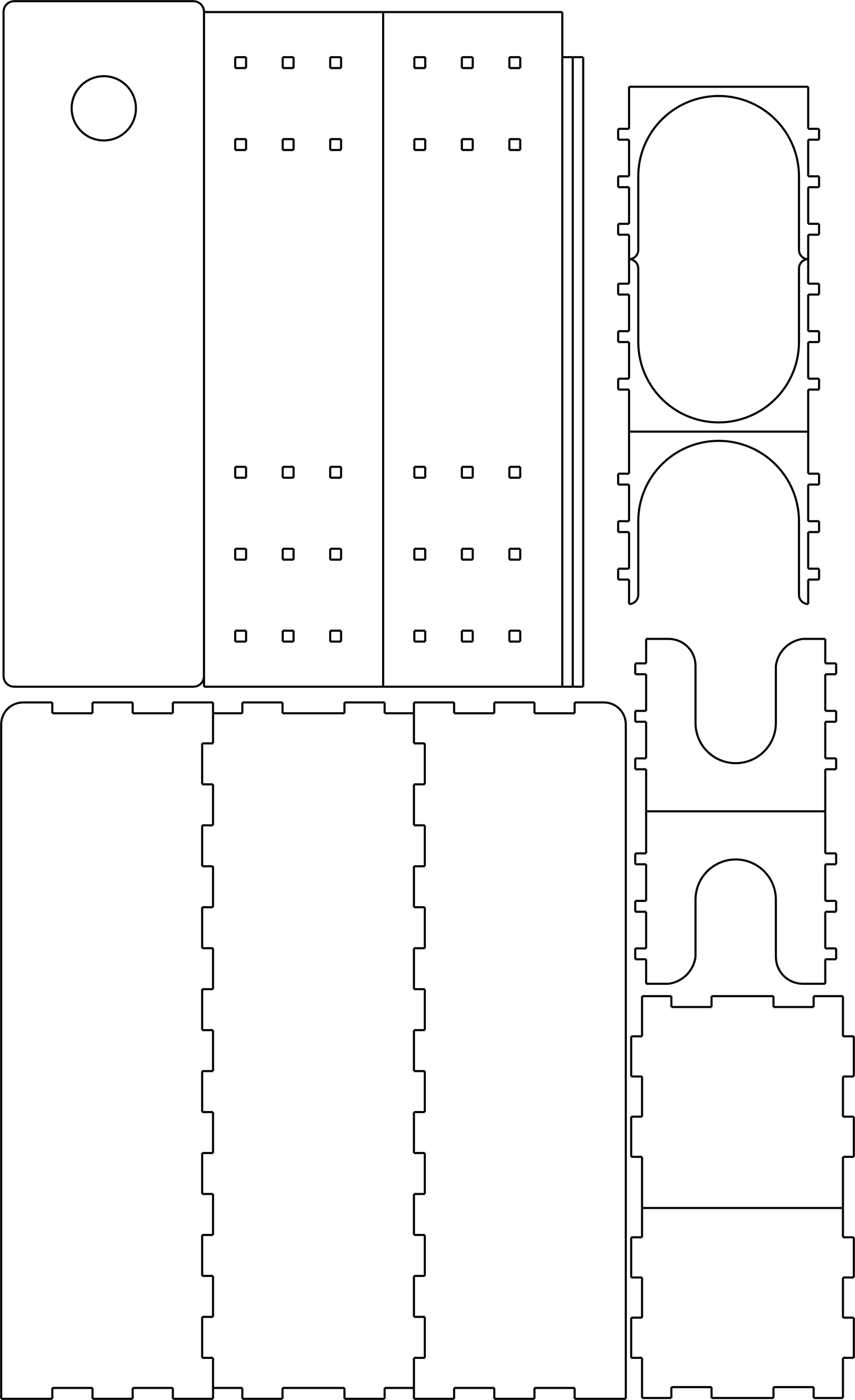 caja rectangular tapa deslizable