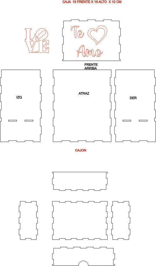 caja te amo