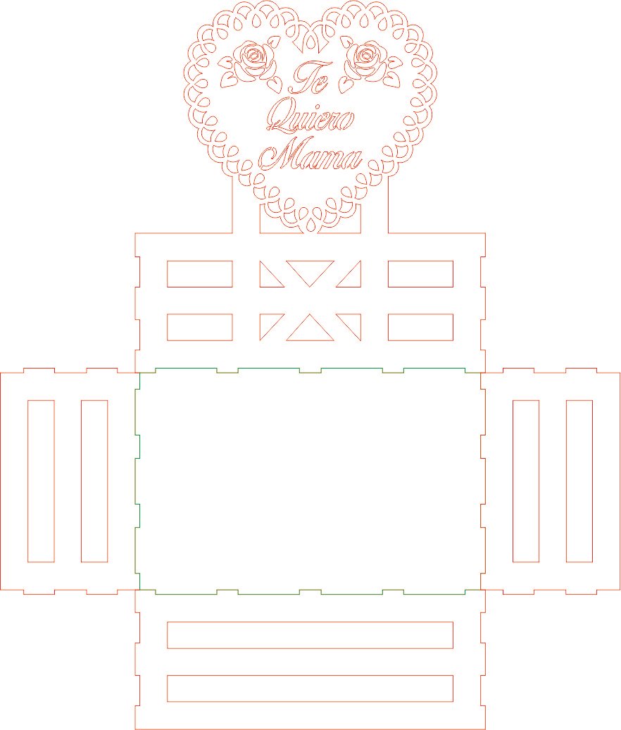 caja te quiero mamá