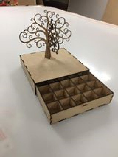 cajón con división árbol