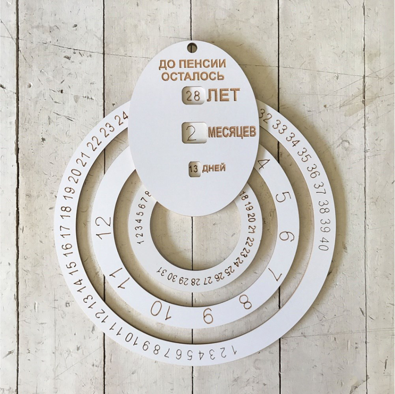 calendario circular de pared