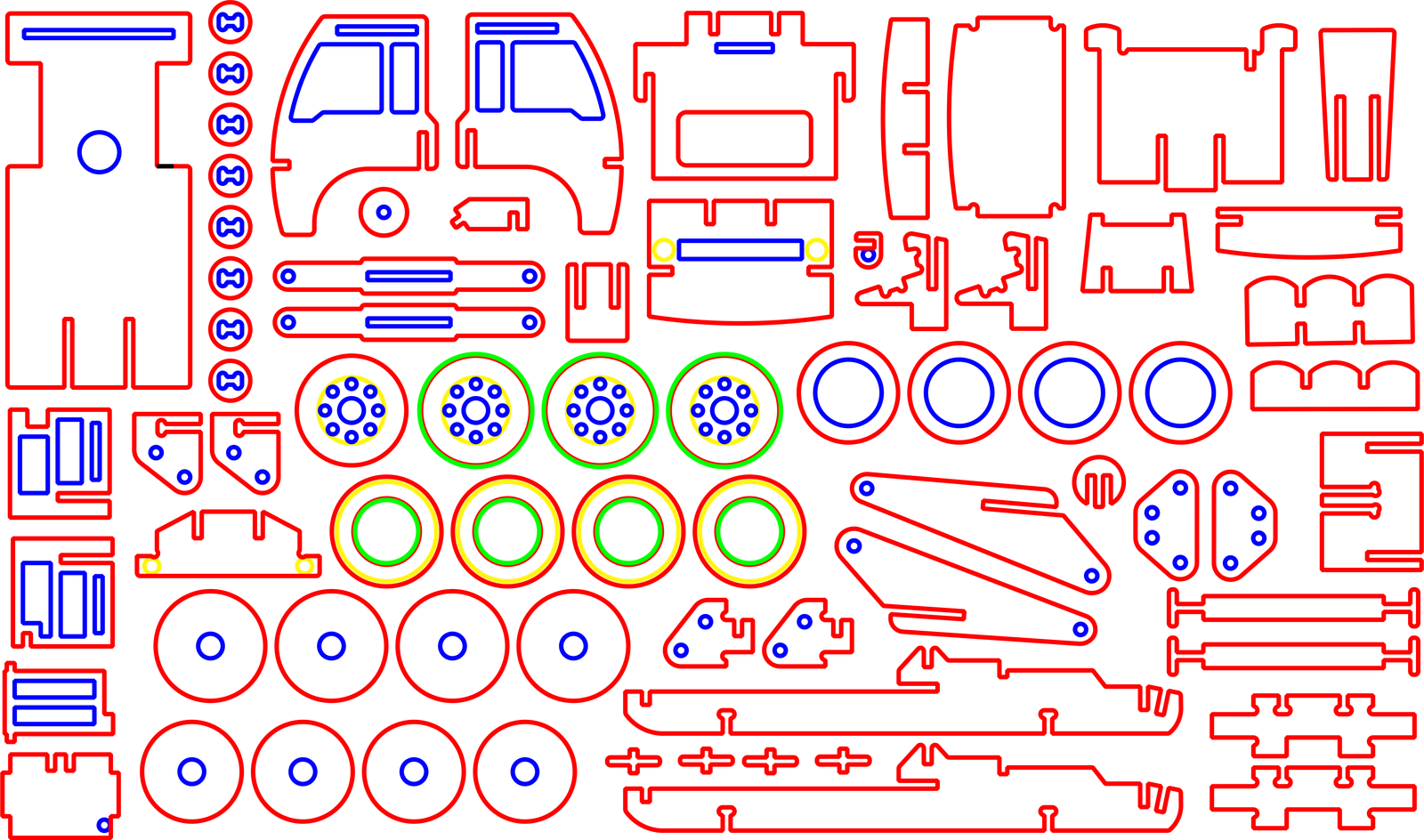 camión de bomberos armable