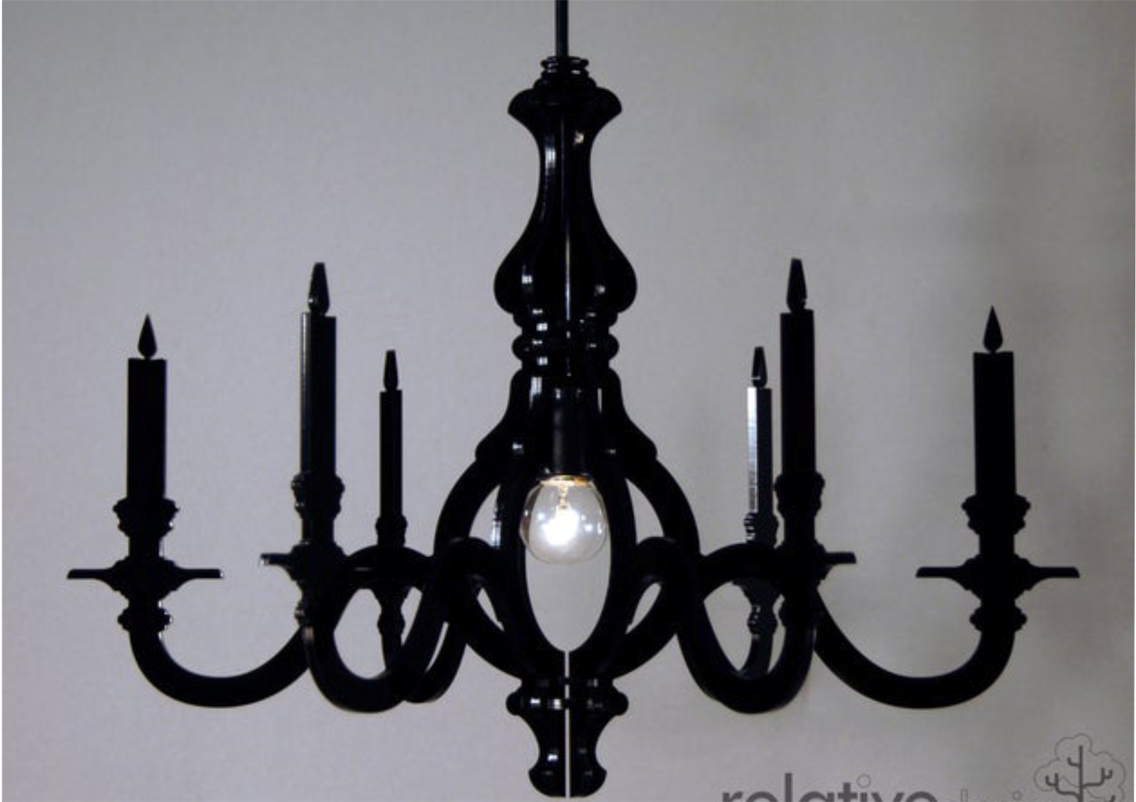 candelabro negro