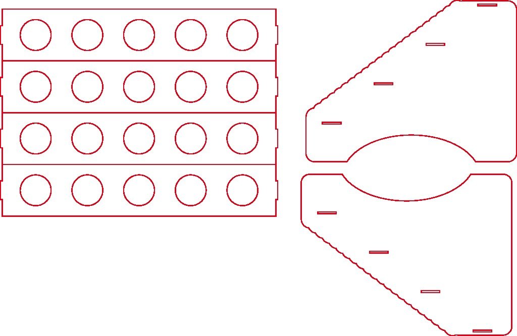 candybar de 4 niveles