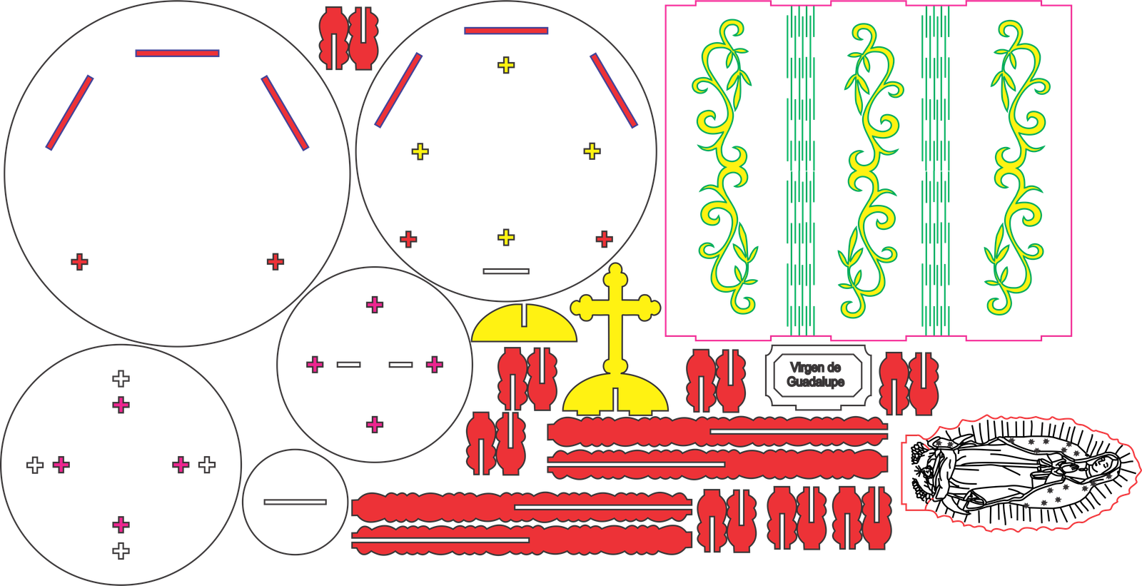 capilla con virgen de guadalupe