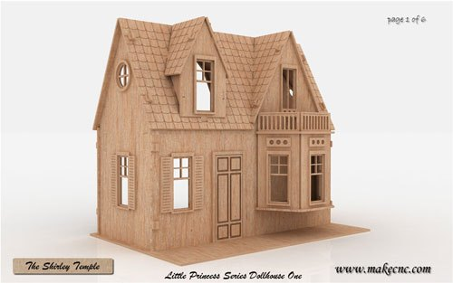 casa de muñecas con balcón