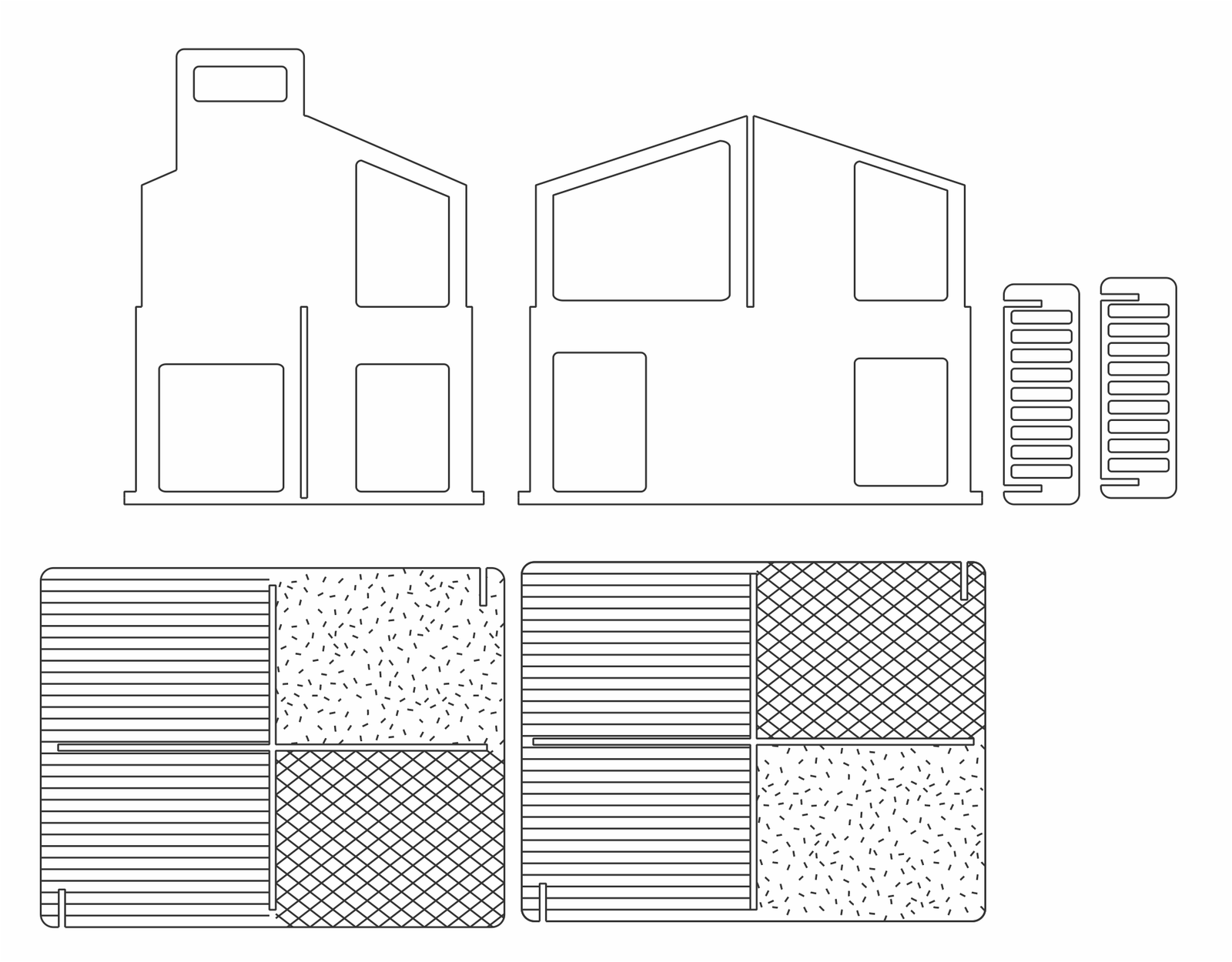 casa de muñecas portátil