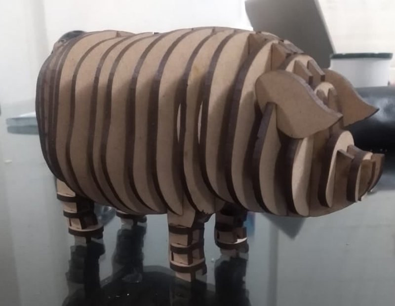 cerdo 3d