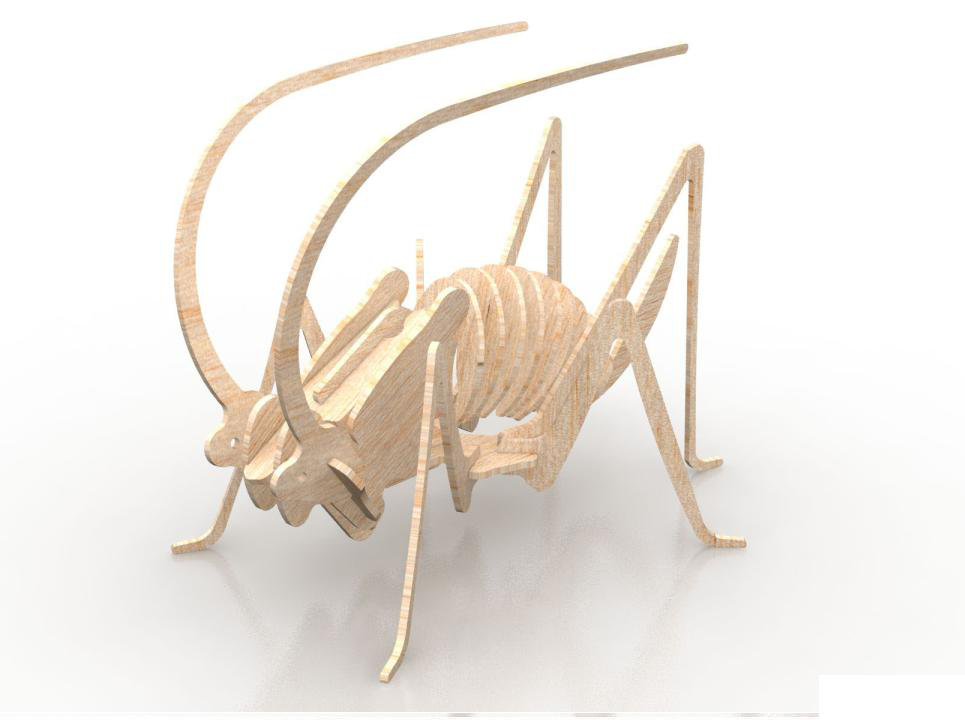 chapulín armable 3d