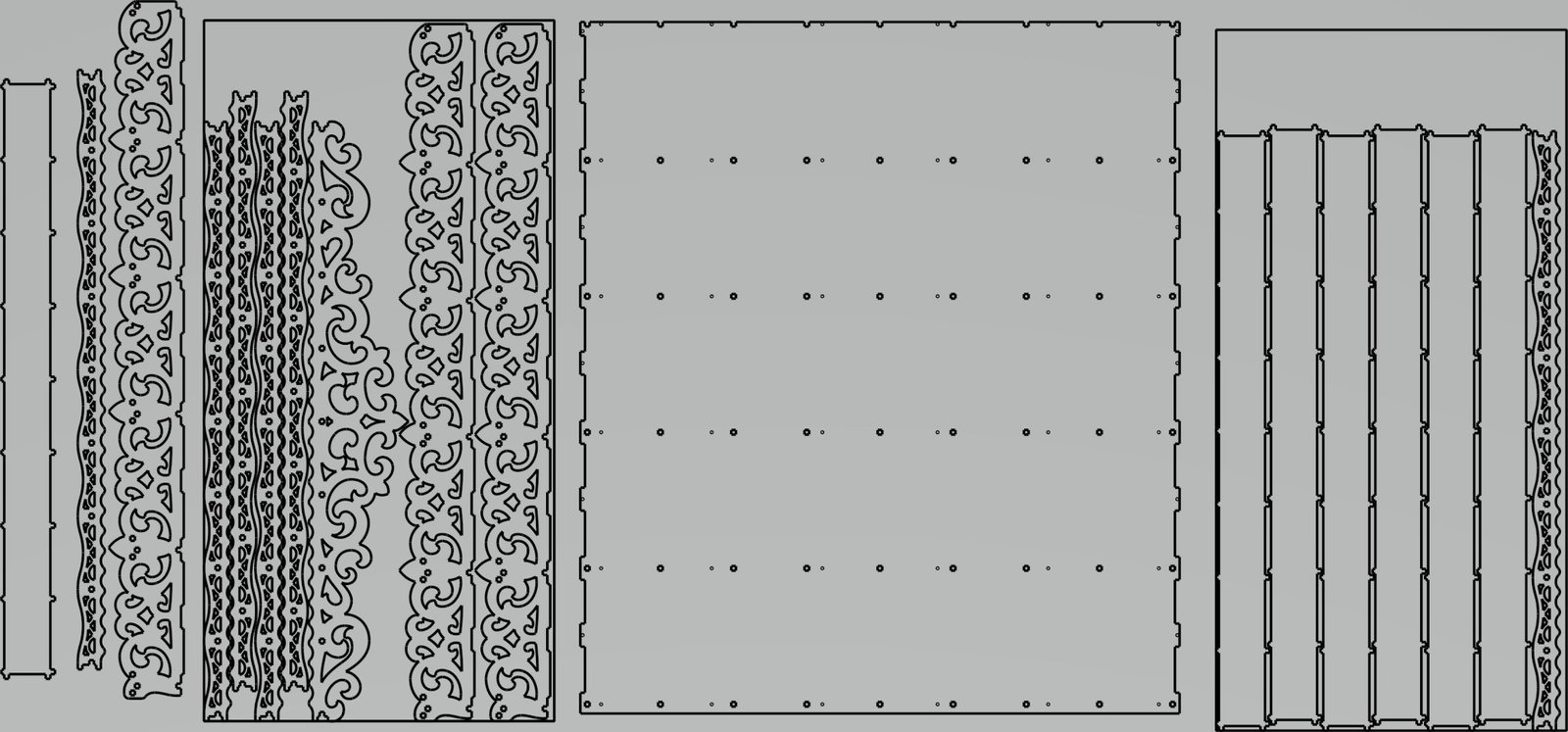 charola con diseños intercambiables