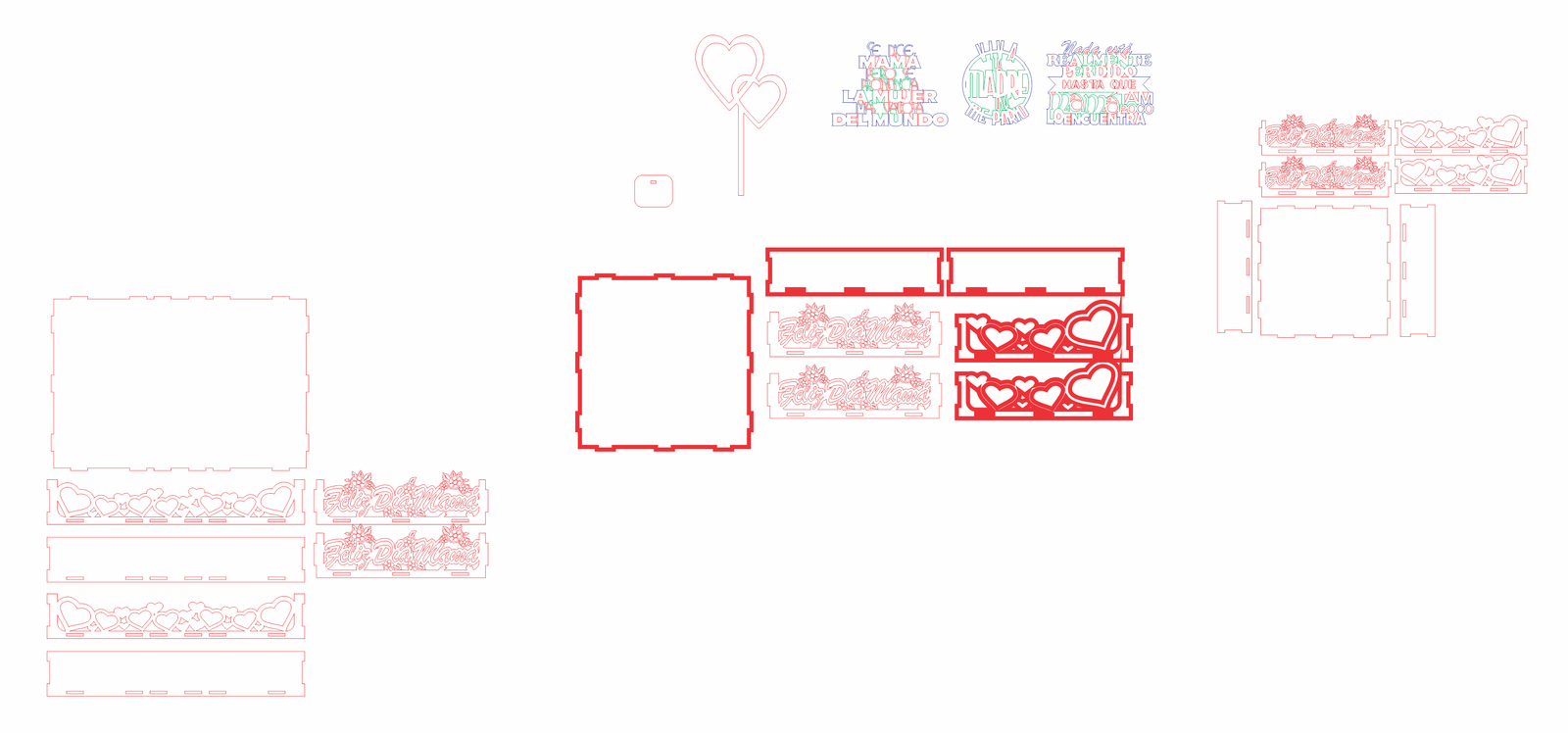 charolas para el día de las madres