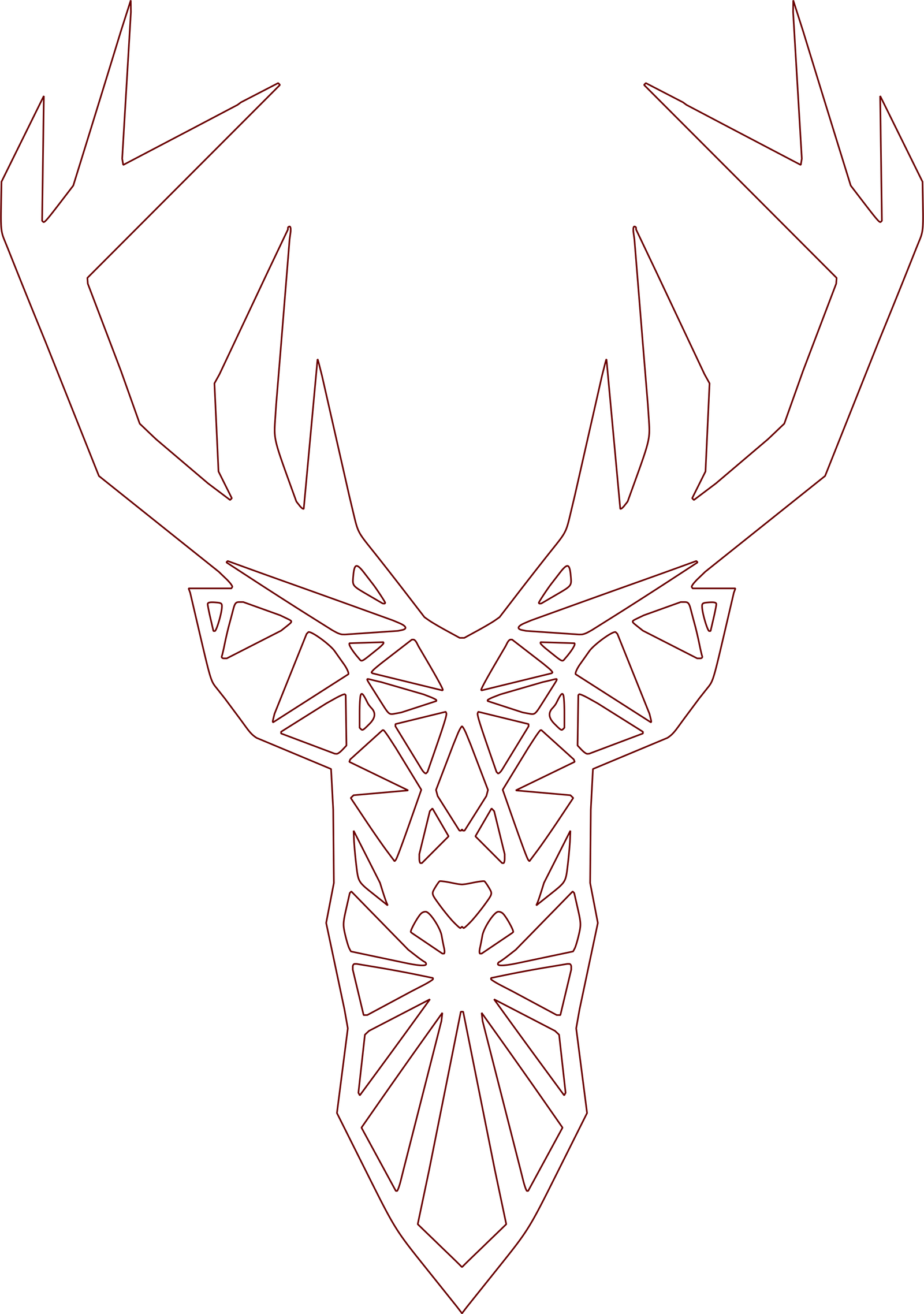 ciervo gemoétrico 2