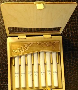 cigarrera con 7 espacios