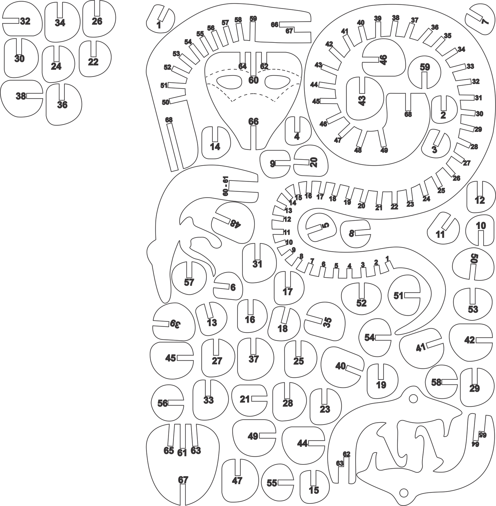 cobra tridimensional