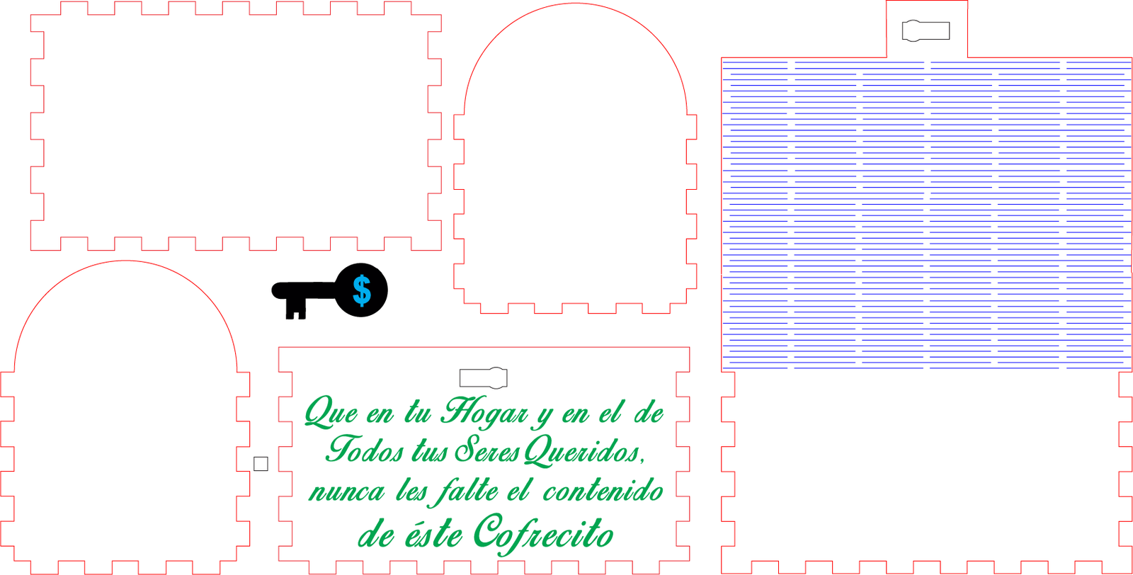 cofres de tres tamaños