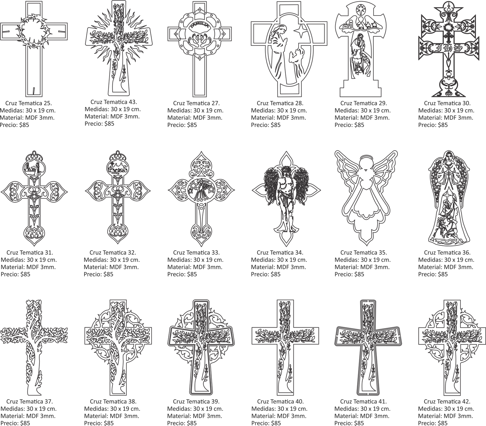 colección de cruces iii