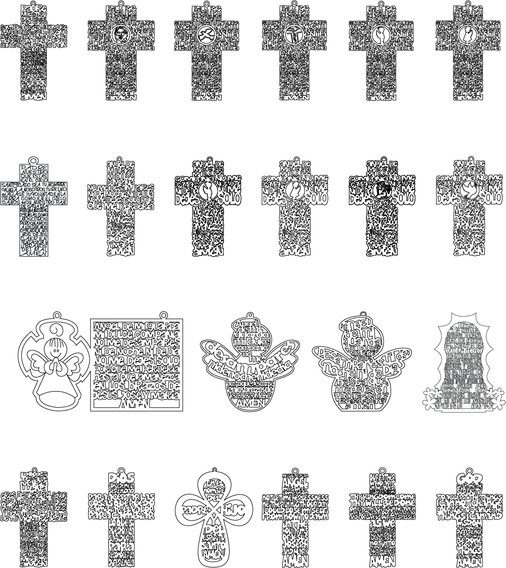 colección de cruces